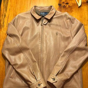 MEN'S POLO RALPH LAUREN BUTTERY SOFT LEATHER JACKET